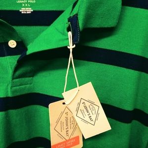 NWT St John's Bay Legacy Polo Bright Green XXL 2XL